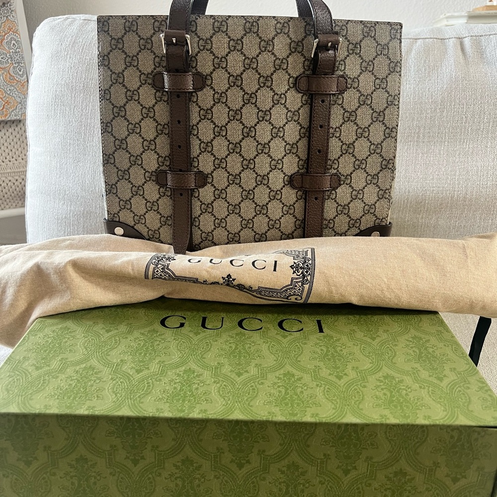 Gucci Monogram Tote Bag